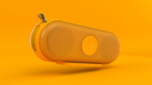 Polaroid P2 Music Player (Yellow) - Powerful Portable Wireless Bluetooth Speaker Rechargeable with Dual Stereo Pairing