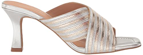 Seychelles Women's Fleet Heeled Sandal, Platinum, 8.5