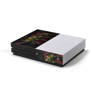 skinit decal gaming skin compatible with xbox one s console - officially licensed tate and co. lair of shadows dragon design