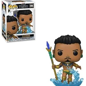 POP Marvel: Black Panther: Wakanda Forever - Namor The Sub-Mariner Funko Vinyl Figure (Bundled with Compatible Box Protector Case), Multicolored, 3.75 inches