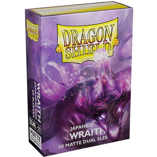 Dragon Shield Sleeves: Matte Dual - Japanese Size - Wraith (60)