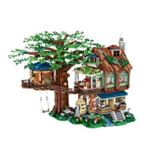 LOZ Mini Blocks 1033 Treehouse Building Set, 4761Pcs Ideas Tree House Building Blocks Kit, DIY Mini Bricks Tree House Model Sets, Awesome Building Toys Gift for Adults, Not Compatible with Lego