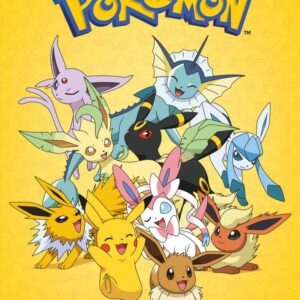 Pokemon - Manga/Anime TV Show/Gaming Poster (Eeve Evolution - Version 2) (Size: 24" x 36")