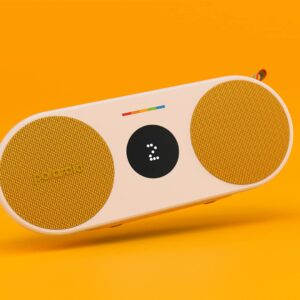 Polaroid P2 Music Player (Yellow) - Powerful Portable Wireless Bluetooth Speaker Rechargeable with Dual Stereo Pairing