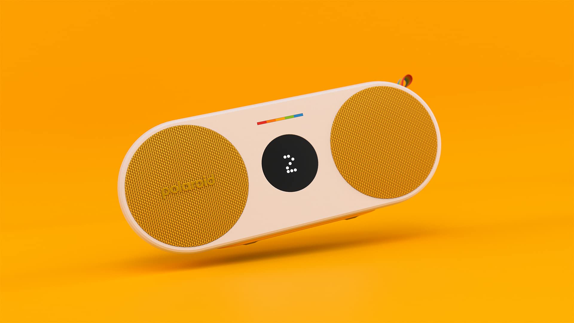 Polaroid P2 Music Player (Yellow) - Powerful Portable Wireless Bluetooth Speaker Rechargeable with Dual Stereo Pairing