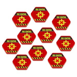 LITKO Mecha Damage Effects Token Set | Compatible with BattleTech (Weapons Fire Control)