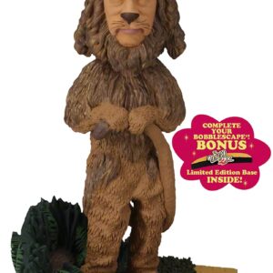 Royal Bobbles The Wizard of Oz Cowardly Lion Collectible Bobblescape Bobblehead Statue