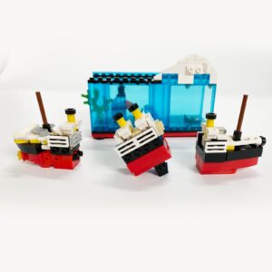 PYPIBAWLY Titanic Sink and Break in Half Toy Building Blocks, Titanic Cruise Ship Model Toy, Titanic Model Ship Kit, Boat Bricks Kit 247 PCs