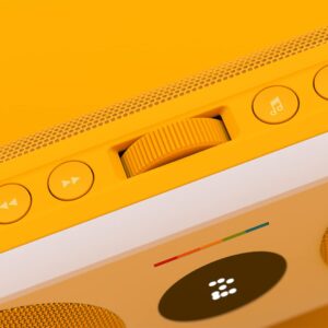 Polaroid P2 Music Player (Yellow) - Powerful Portable Wireless Bluetooth Speaker Rechargeable with Dual Stereo Pairing