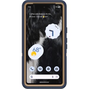 OtterBox Google Pixel 7 Defender Series Case - Blue Suede Shoes, Rugged & Durable, with Port Protection, Includes Holster Clip Kickstand