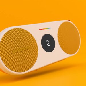 Polaroid P2 Music Player (Yellow) - Powerful Portable Wireless Bluetooth Speaker Rechargeable with Dual Stereo Pairing