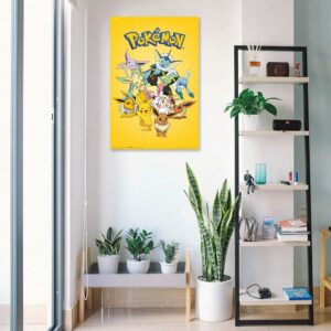 Pokemon - Manga/Anime TV Show/Gaming Poster (Eeve Evolution - Version 2) (Size: 24" x 36")