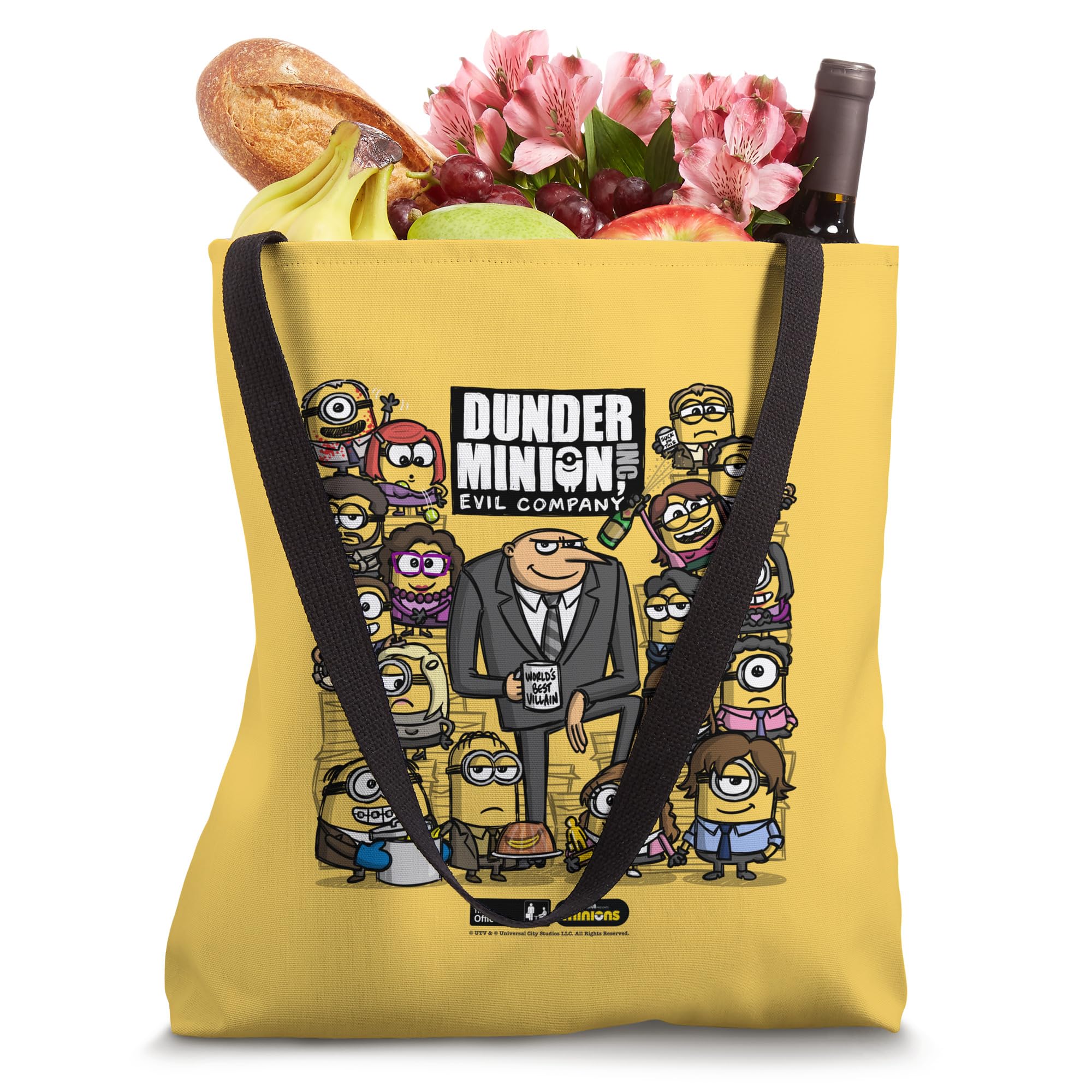 The Office X Minions Characters Tote Bag