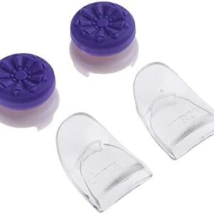 L2 R2 Trigger Extenders Buttons Thumbstick Caps Joystick Cover for PS4 Controller Game Protector Caps - Purple