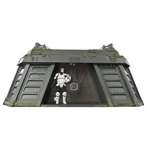 star wars the vintage collection endor bunker, return of the jedi 3.75-inch collectible playset with action figure, ages 4 and up