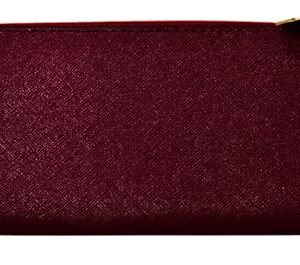 Michael Kors Jet Set Trave Quarter Zip Wallet, Chili