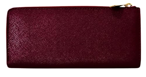 Michael Kors Jet Set Trave Quarter Zip Wallet, Chili