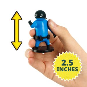 Gang Beasts Action Figures | Pack of Five | 2.5 Inch Figurines for Kids. Superhero Toys for Boys & Girls. Collect 16 Mini Toys | 1 Hidden Rare Character Official Gang Beasts Toys