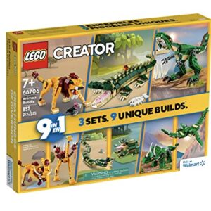 LEGO 9 in 1 Creator Animals Bundle, 852 pieces