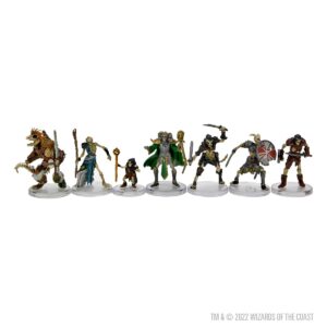 Dungeons & Dragons D&D Icons of The Realms: Undead Armies - Skeletons - 7 Pre-Painted Figures, Miniatures, RPG