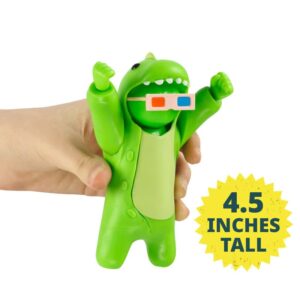 Gang Beasts Action Figures | Green | Collectible Toys. 6.5 Inch Kids Toys | Superhero Toys for Boys & Girls. 4 to Collect | Accessories | Official Gang Beasts Collectibles