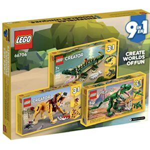 LEGO 9 in 1 Creator Animals Bundle, 852 pieces