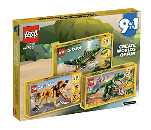 LEGO 9 in 1 Creator Animals Bundle, 852 pieces