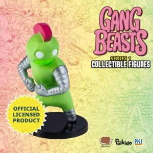 Gang Beasts Action Figures | Pack of Five | 2.5 Inch Figurines for Kids. Superhero Toys for Boys & Girls. Collect 16 Mini Toys | 1 Hidden Rare Character Official Gang Beasts Toys