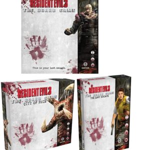 Resident Evil 3 The Board Game and Expansions Bundle: Base Game, The City of Ruin, and The Last Escape Expansions (3 Units)