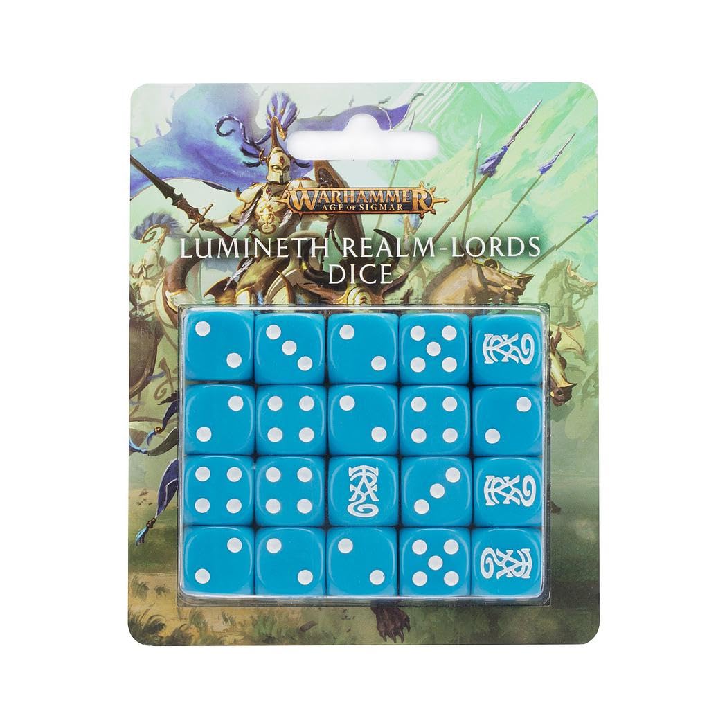 Games Workshop Warhammer AoS - Lumineth Realm-Lords Dice Set