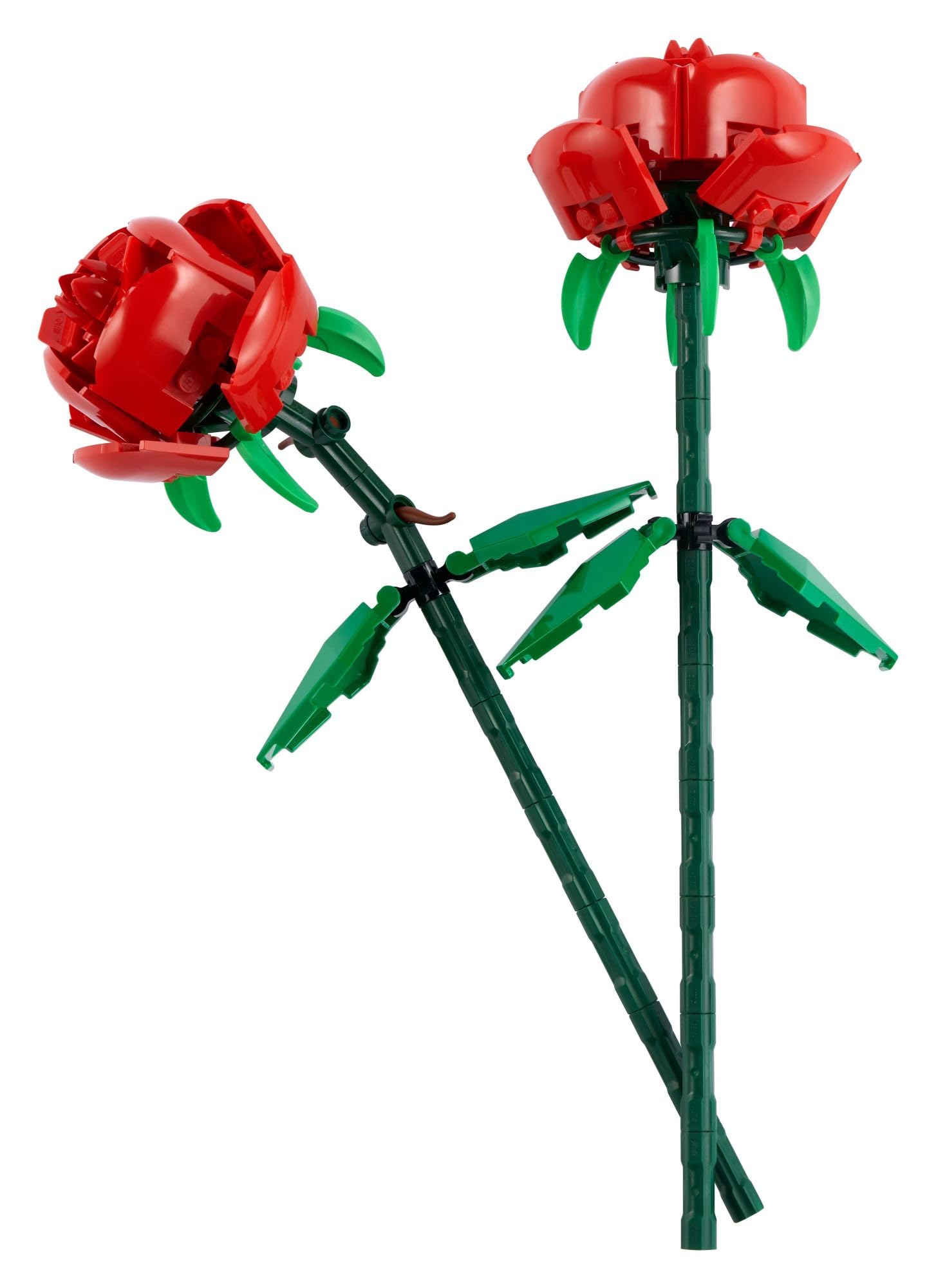 LEGO Roses Building Kit, Artificial Flowers for Home Décor, Unique Gift for Her or Him for Anniversaries, Botanical Collection Set for Build and Display, Gift to Build Together, 40460