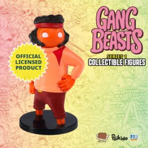 Gang Beasts Action Figures | Pack of Twelve | 2.5 Inch Figurines for Kids. Superhero Toys for Boys & Girls. Collect 16 Mini Toys | 1 Hidden Rare Character Official Gang Beasts Toys