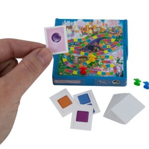 Worlds Smallest Miniature Classic Kids Games Bundle – Hungry Hungry Hippos – Chutes & Ladders – Candyland – Connect 4 with Bonus Miniature Playing Cards