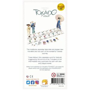 Funforge Tokaido Matsuri 5th Edition Board Game Expansion | Strategy Game | Adventure Game | Exploration Game | Ages 8+ | 2-5 Players | Average Playtime 45 Minutes | Made by Funforge