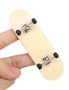 yosoo health gear finger skateboards, finger board, tool kit, 1pc maple wooden alloy fingerboard finger skateboards with box reduce pressure kids gifts