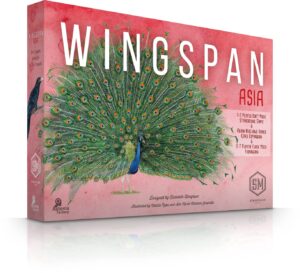 stonemaier games: wingspan asia | standalone game or expansion to wingspan (base game) | great for solo play or 2 player | add to wingspan for 6-7 player expansion | 1-5 players, 70 mins, ages 14+