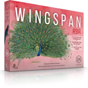 Stonemaier Games: Wingspan Asia | Standalone Game or Expansion to Wingspan (Base Game) | Great for Solo Play or 2 Player | Add to Wingspan for 6-7 Player Expansion | 1-5 Players, 70 Mins, Ages 14+