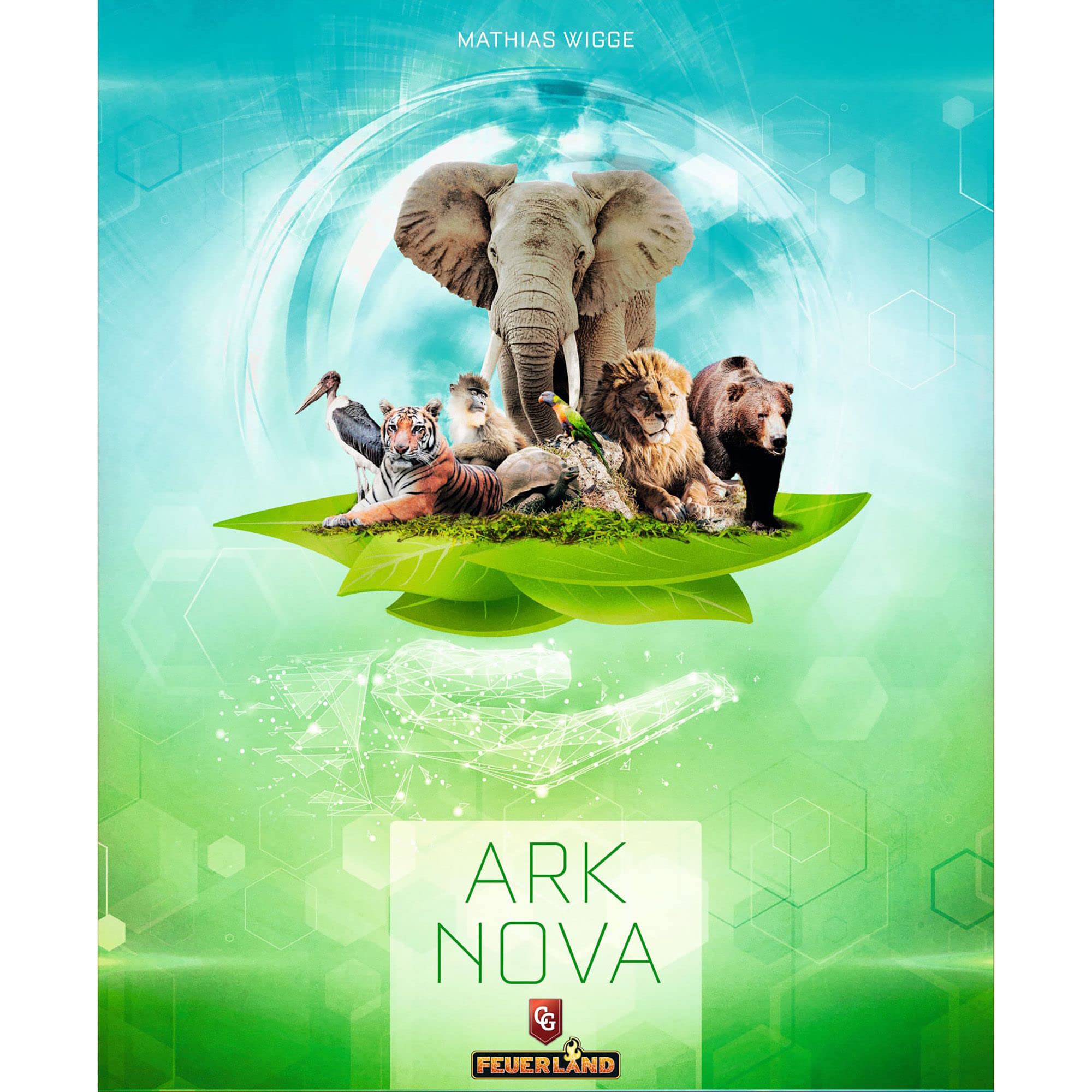 Capstone Games Ark Nova: Zoo Map Pack 1 - Game Accessory Pack, Expand Your Collection, All New Mechanics and Layouts to Explore