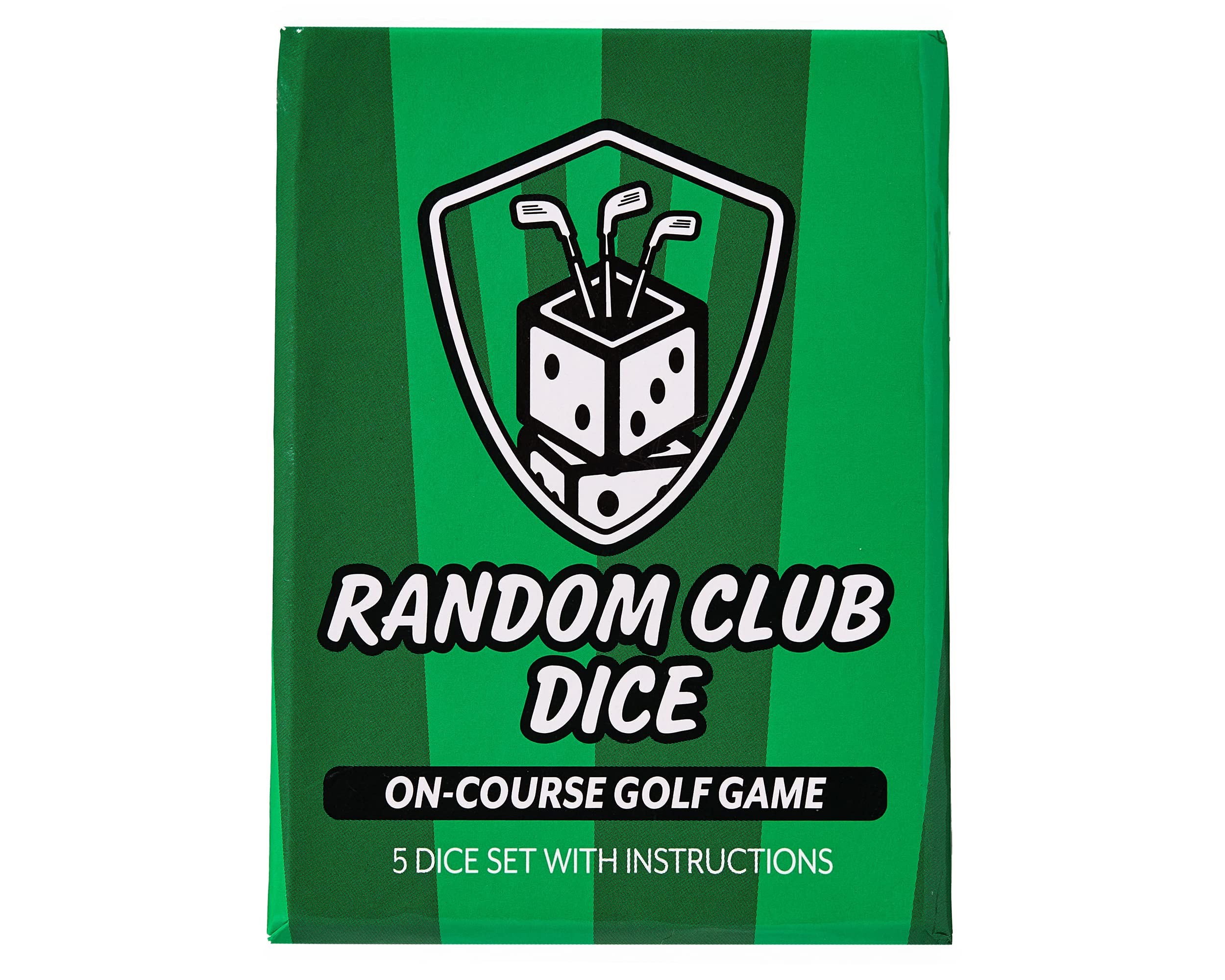 Random Club Dice On-Course Golf Game from Fore! Cards | Fun & Challenging Golf Game | Perfect for Golfers of Any Skill Level