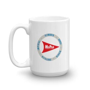 mopar 1959 logo white mug