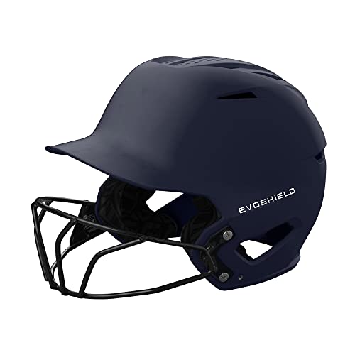 EvoShield XVT™ 2.0 Matte Batting Helmet with Facemask - Navy, Medium/Large