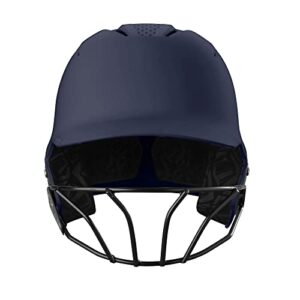 EvoShield XVT™ 2.0 Matte Batting Helmet with Facemask - Navy, Medium/Large