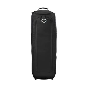 EvoShield Tone Set Wheeled Baseball Bag - Black