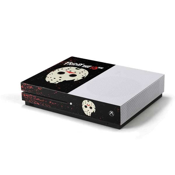 Skinit Decal Gaming Skin Compatible with Xbox One S Console - Officially Licensed Warner Bros Friday The 13th Design