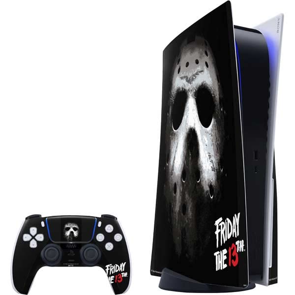 Skinit Decal Gaming Skin Compatible with PS5 Console and Controller - Officially Licensed Warner Bros Jason Voorhees Design