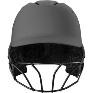 EvoShield XVT™ 2.0 Matte Batting Helmet with Facemask - Charcoal, Small/Medium