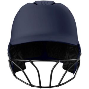 EvoShield XVT™ 2.0 Matte Batting Helmet with Facemask - Navy, Large/X-Large