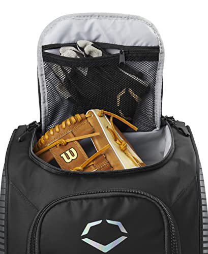 EvoShield Tone Set Wheeled Baseball Bag - Black