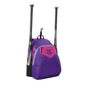 Louisville Slugger Genuine V2 Stick Pack Baseball Backpack - Purple