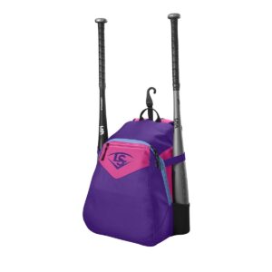 Louisville Slugger Genuine V2 Stick Pack Baseball Backpack - Purple